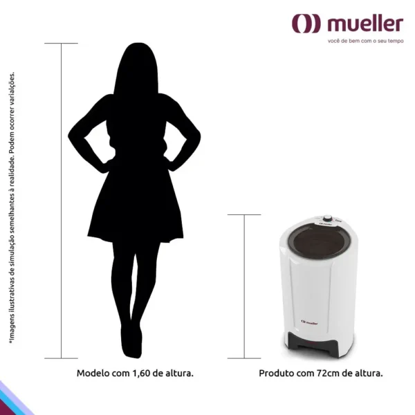 Centrífuga de Roupas Mueller Fit 15Kg Branca 220V - Image 7
