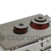 Fogão a lenha inox Oeste n° 1 com saída da fumaça no lado esquerdo - Image 2