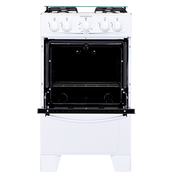 Fogão 4 Bocas Branco com Mesa Inox Atlas Coliseum Plus - Image 3