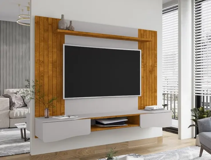 Painel Búzios Moveis Bechara-Naturalle/Off White - Image 2