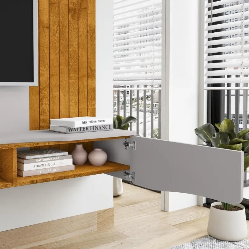 Painel Búzios Moveis Bechara-Naturalle/Off White - Image 3