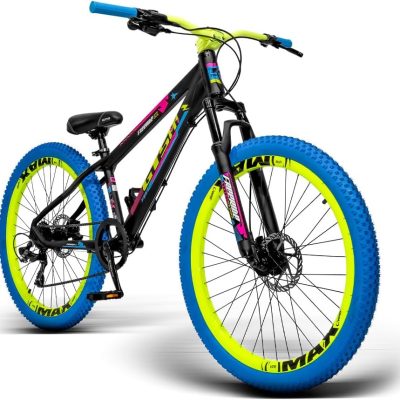 Bike GTS Aro 26 Colorida azul