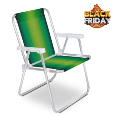 Cadeira de praia aluminho mor 7