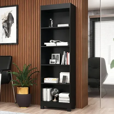 Livreiro montreal preto moveis sul